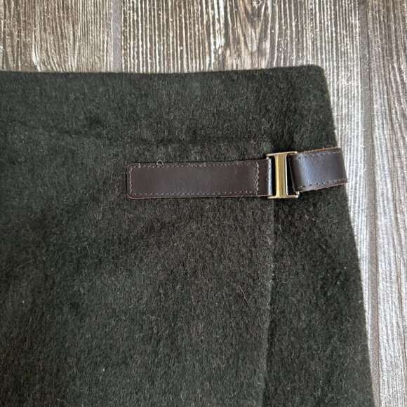 Jenne Maag Wool Wrap Skirt Womens M‎ Fringe Vintage Southwestern 90s Boho Cowboy - Picture 3 of 7